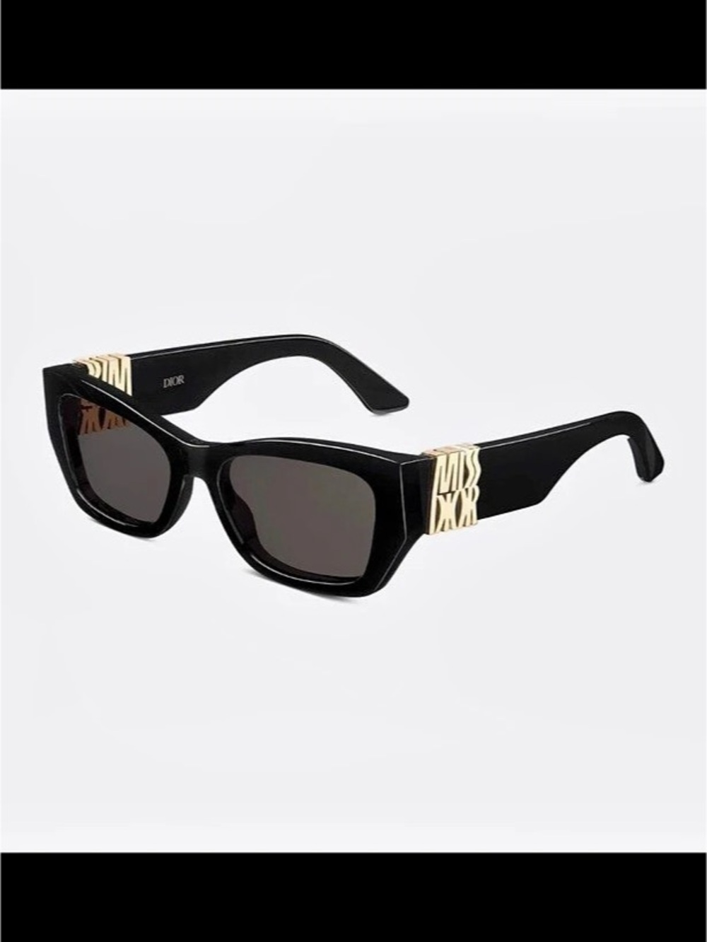 Christian Dior MissDior B2U Butterfly Sunglasses Black & Gold